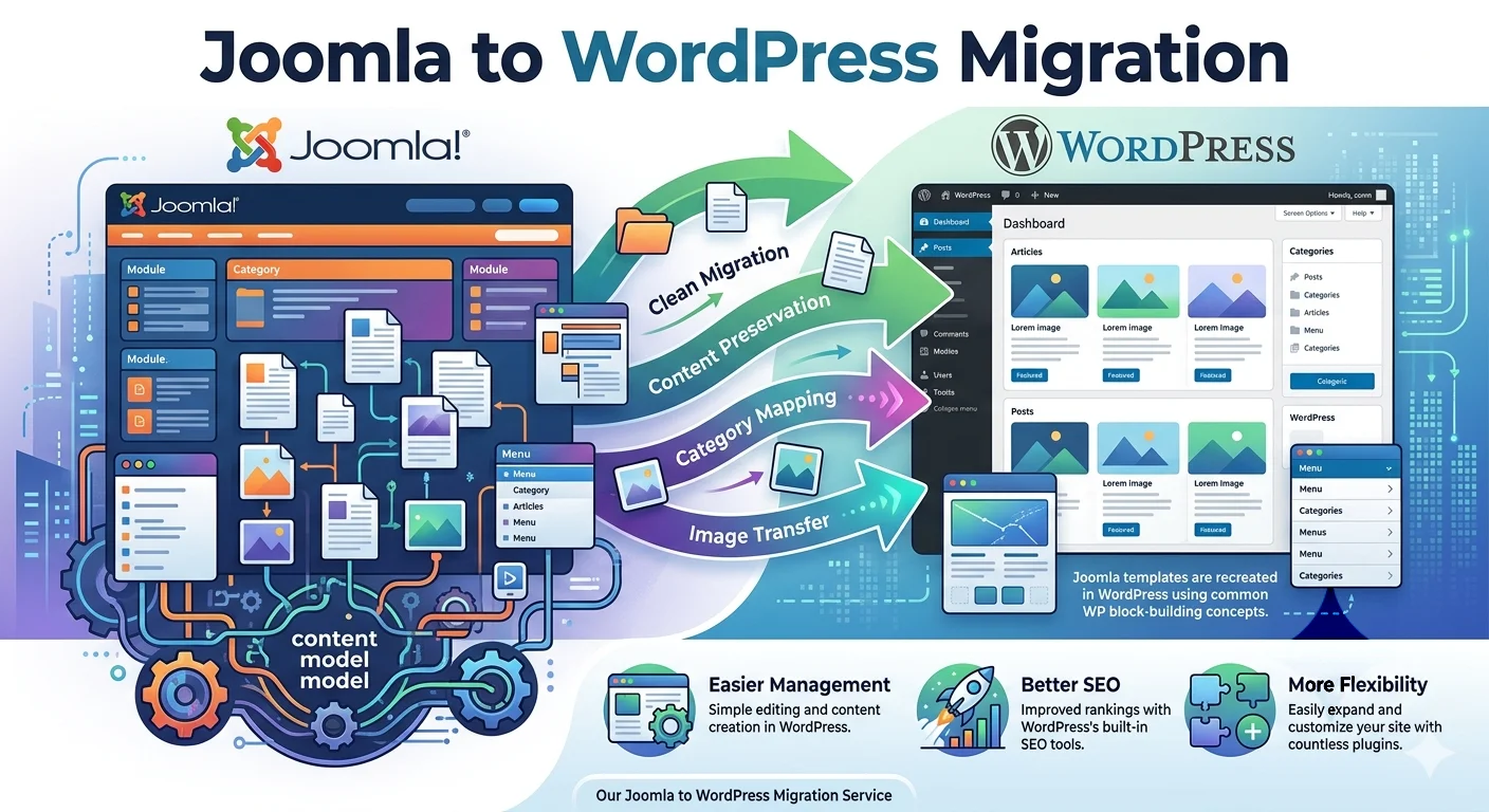 Joomla to WordPress Migration